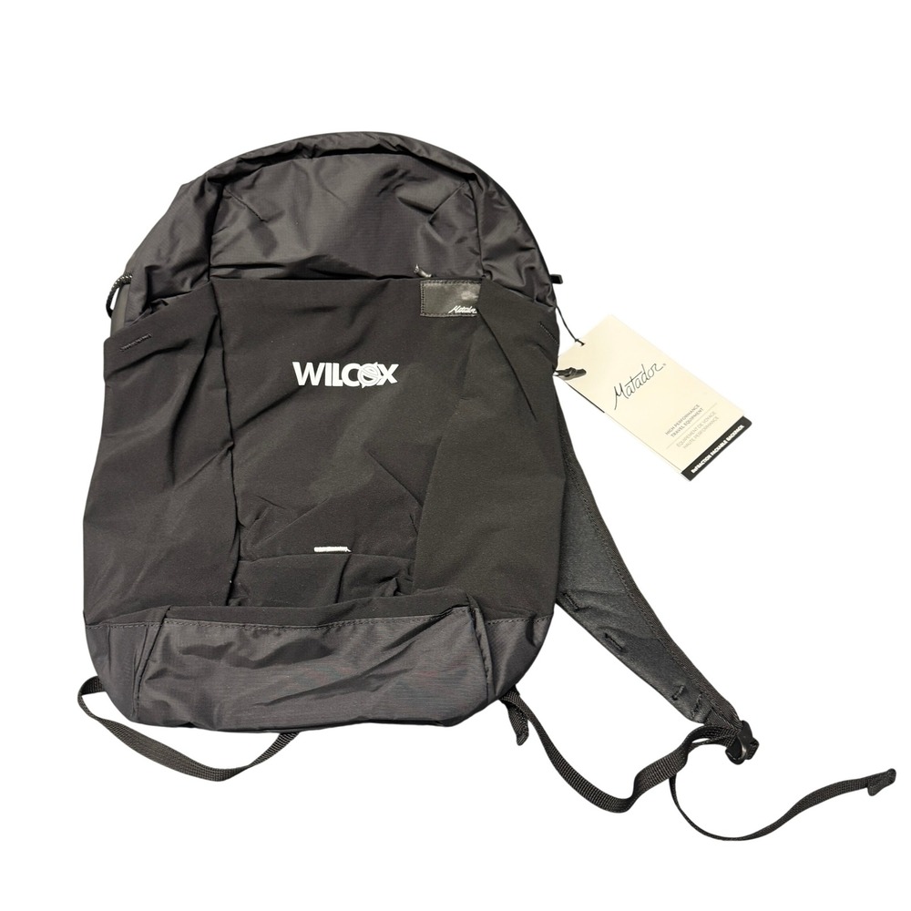 Matador Backpack 16L WILCOX LOGO ReFraction Packable Black Unisex SMALL NEW
